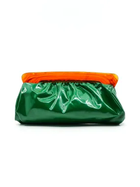 1960's Green Vinyl Clutch