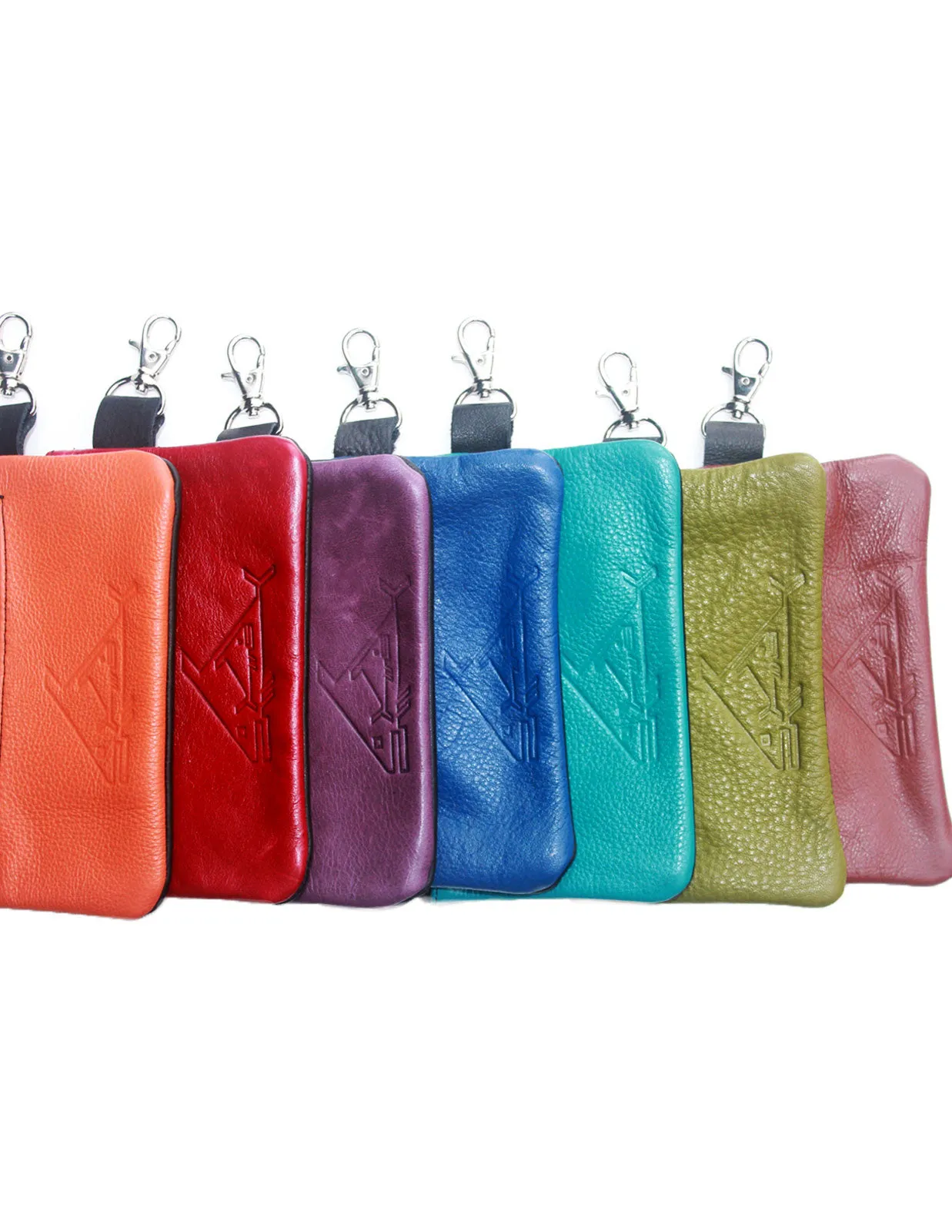 6” Leather Wristlet or Snap Hook Wallet