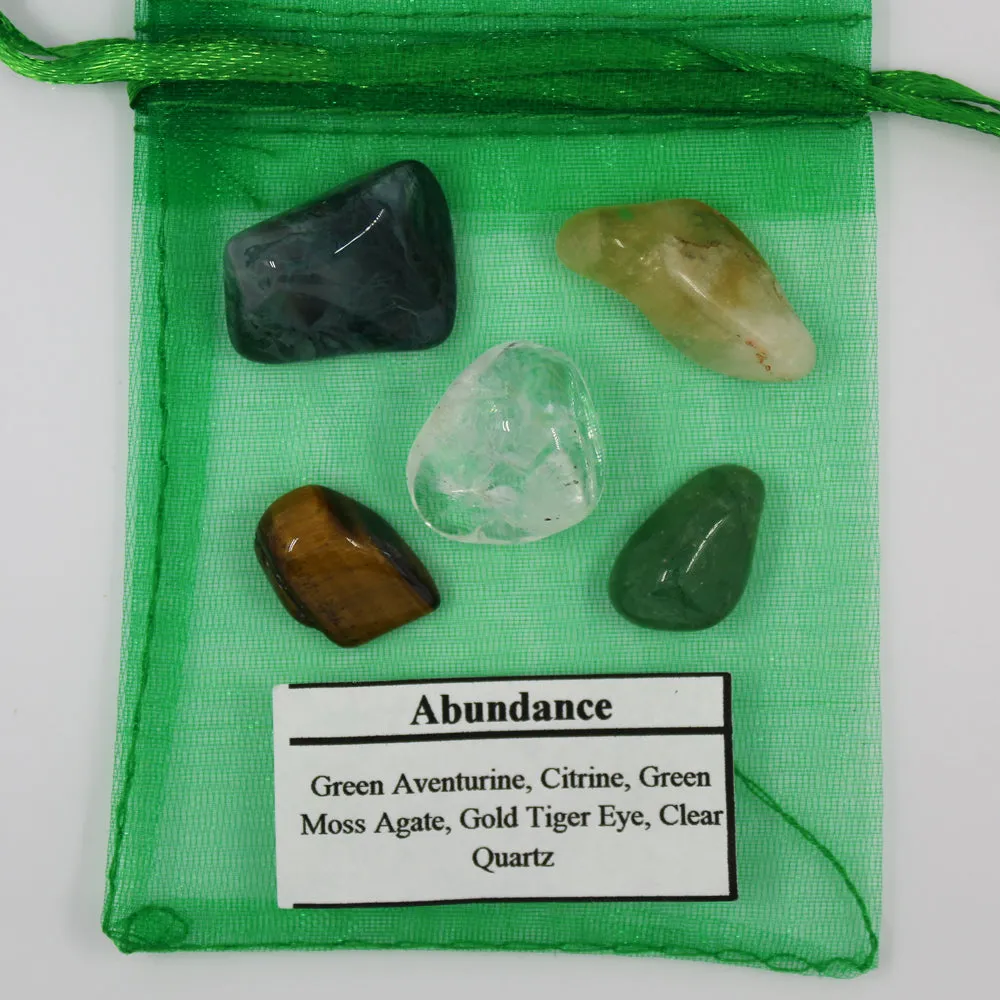 Abundance Crystal Mojo Bag