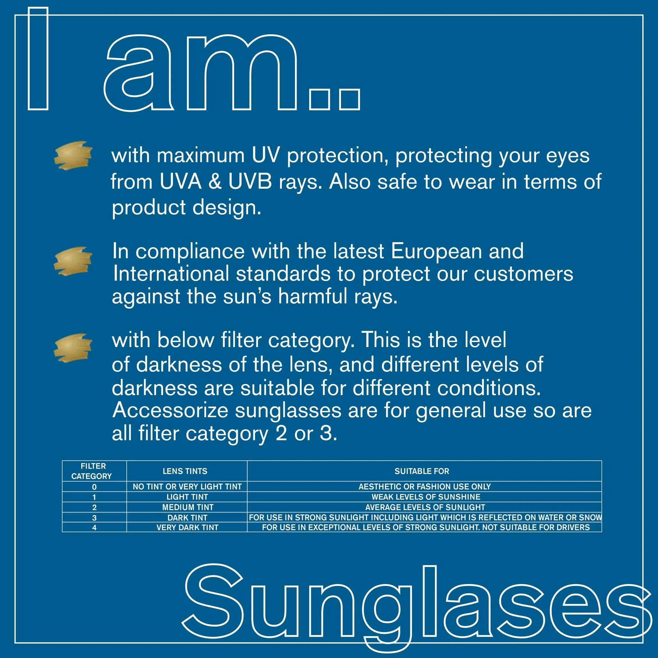 Accessorize London Women's Chunky Amber Rectangle  Sunglasses