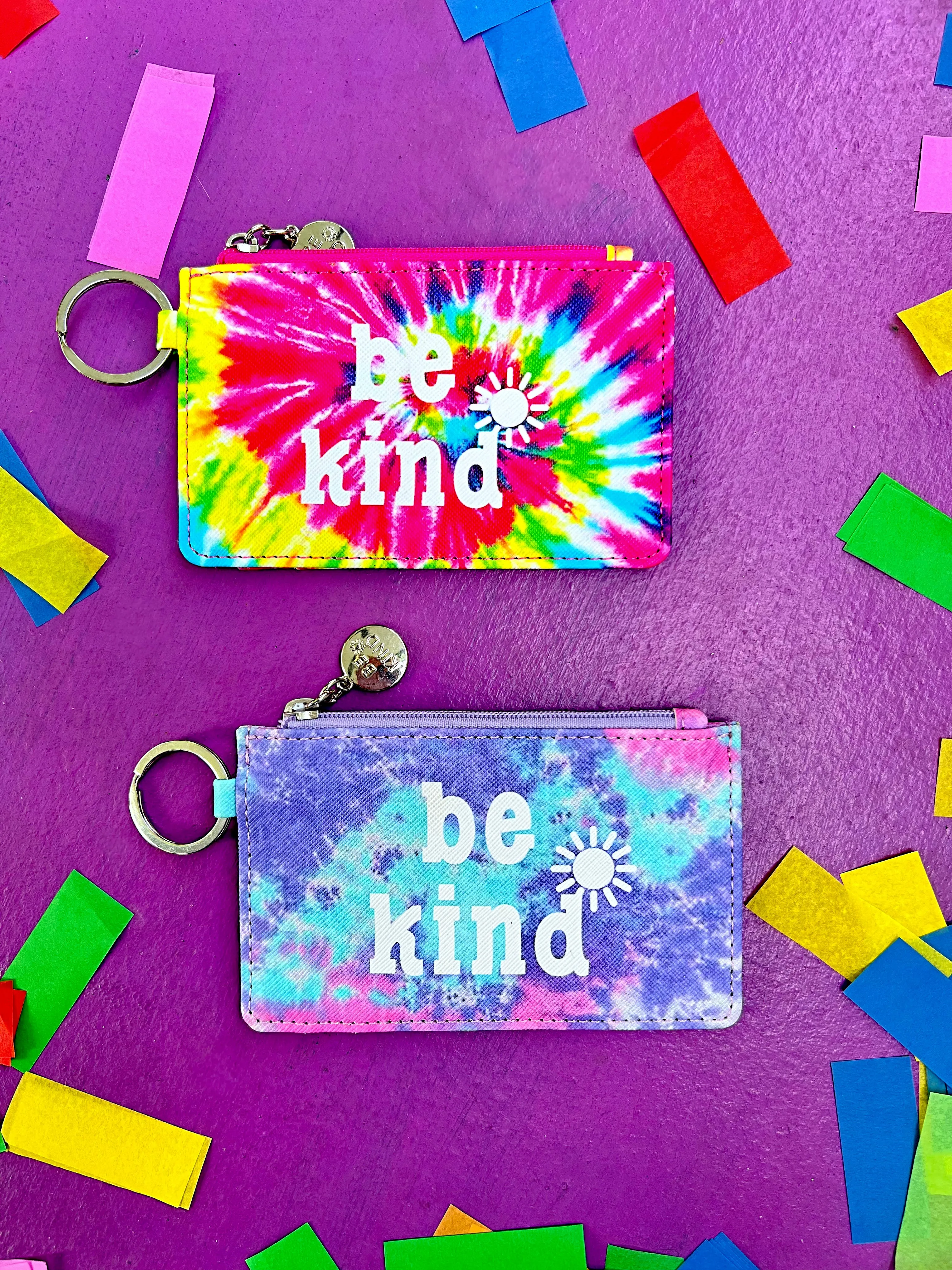 Be Kind Card Case Keychain