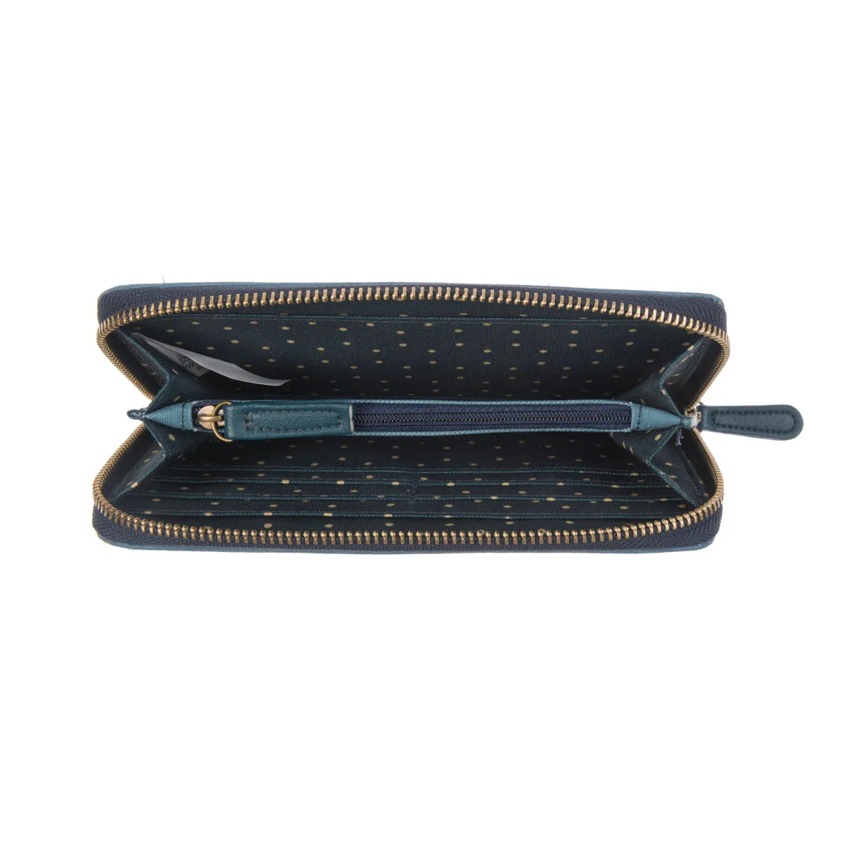 Bees Teal Wallet Purse