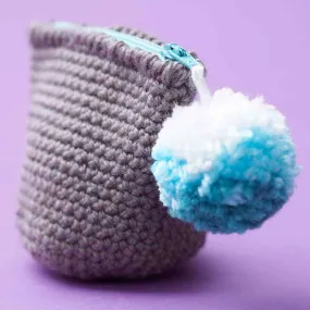 Bernat Crochet Ombre Pompom Change Purse