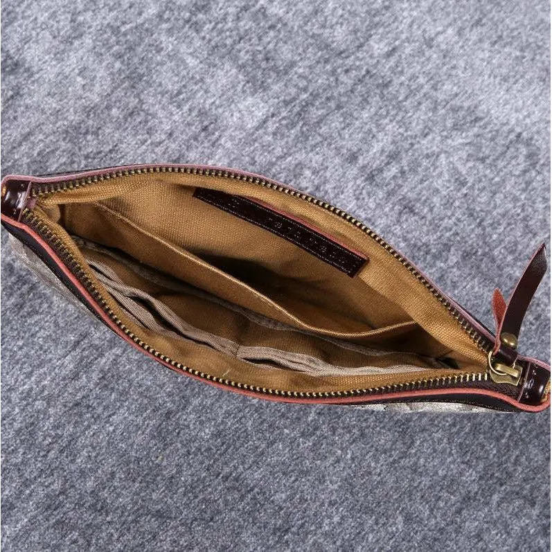 Carpet Clutch & Wristlet Traditional Cream