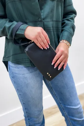 Cece Card Holder Clutch Bag - Black