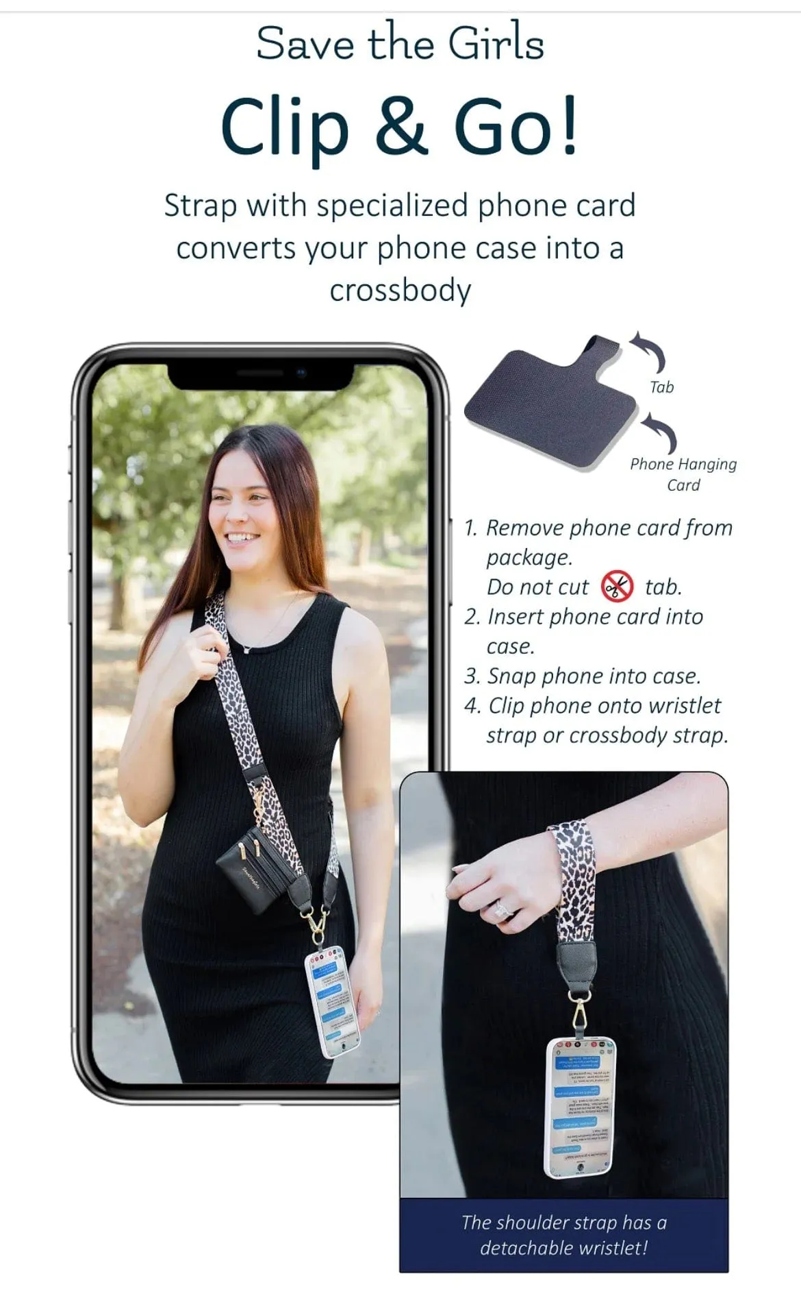Chain Collection - Clip & Go Crossbody w/ Pouch
