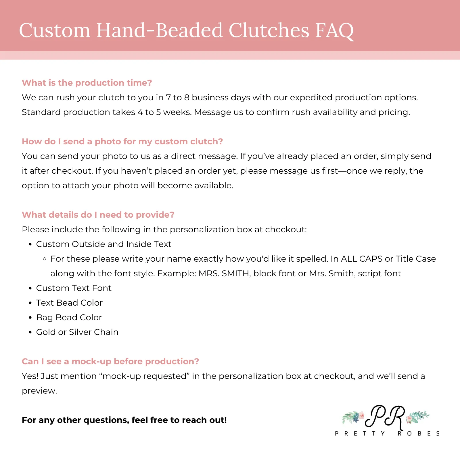 Custom Design Clutch (LHFC)