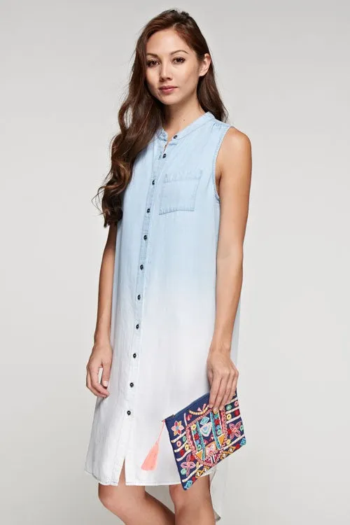 Embroidered Clutch