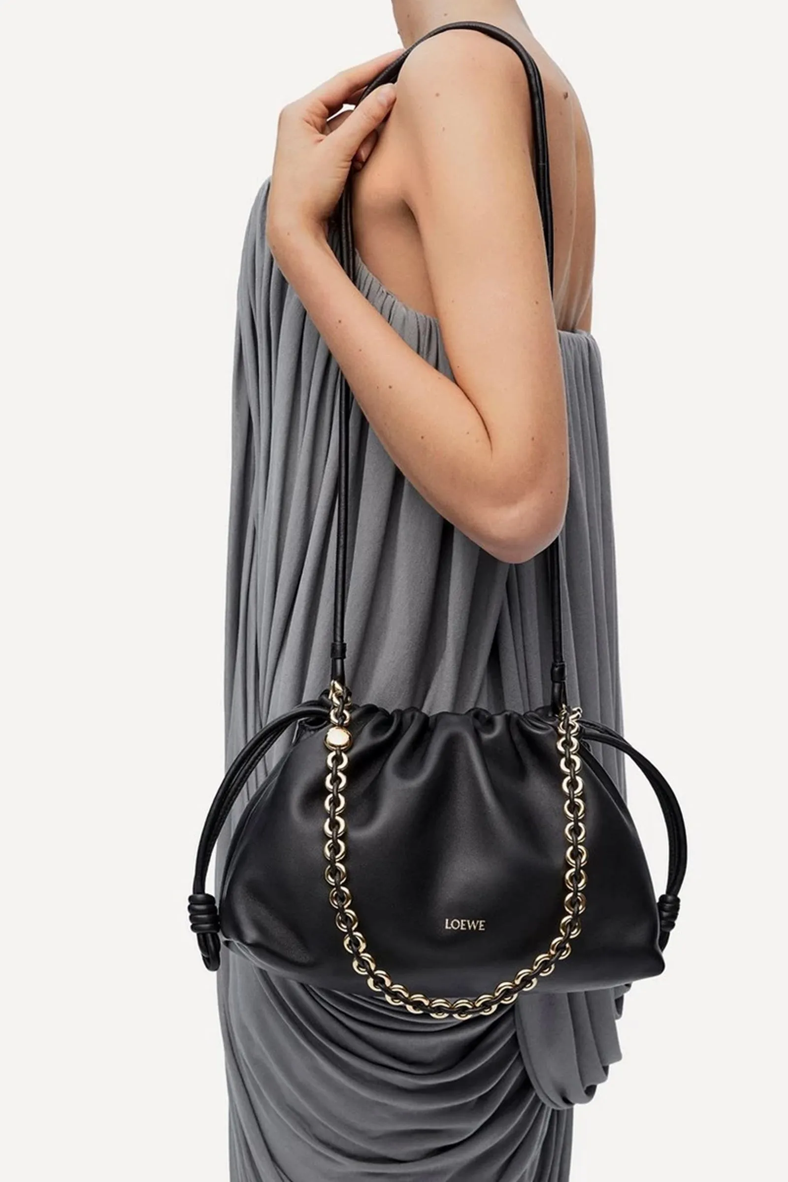 Flamenco Leather Clutch Bag