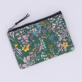 Gisela Graham 16.5cm Green Vintage Floral Purse