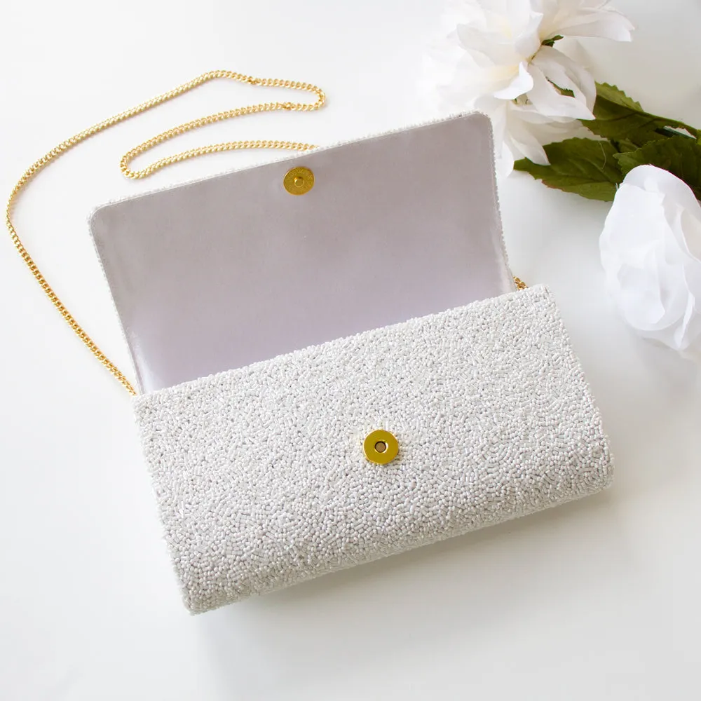 I Love You Mom Clutch Bag - FOG