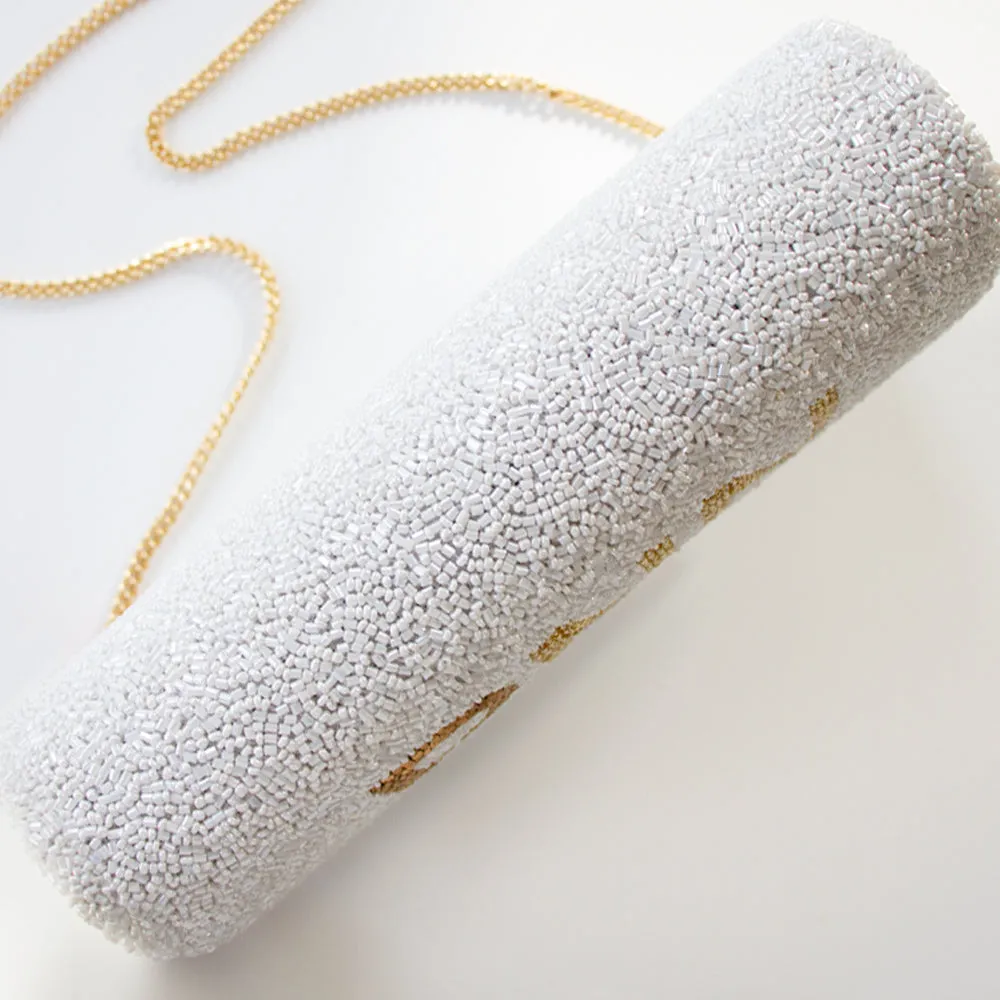 I Love You Mom Clutch Bag - FOG