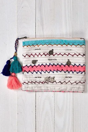 Multi Trimmed Coin Purse