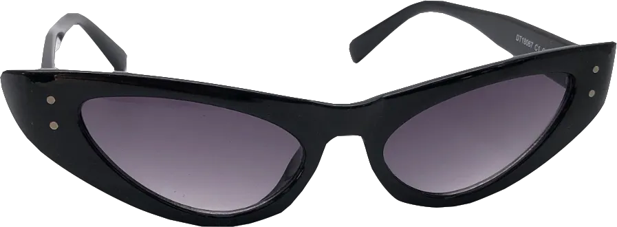 Nasty Gal Black Curve It Cat-eye Sunglasses One Size