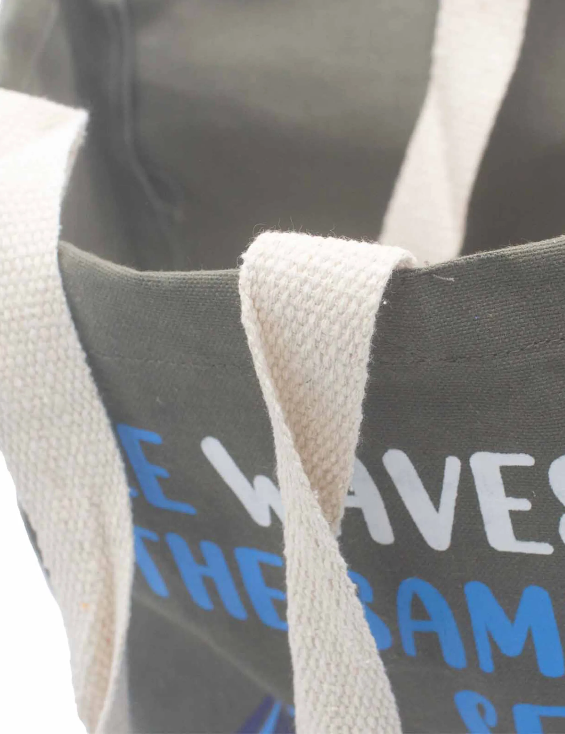 Tote Bag Indkøbspose - We are Waves Grey