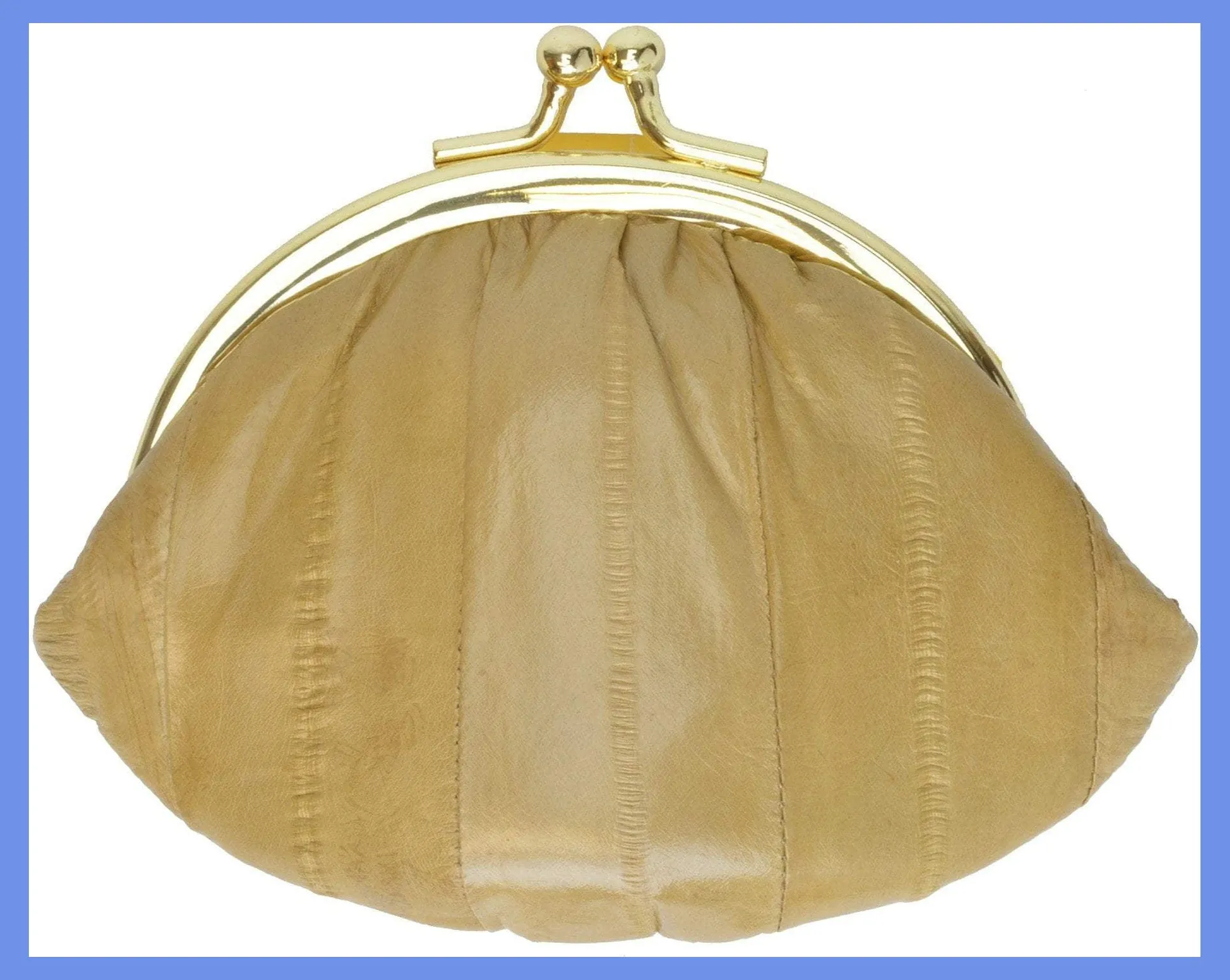 Women Eel Skin Small Coin Purse E 10 SM