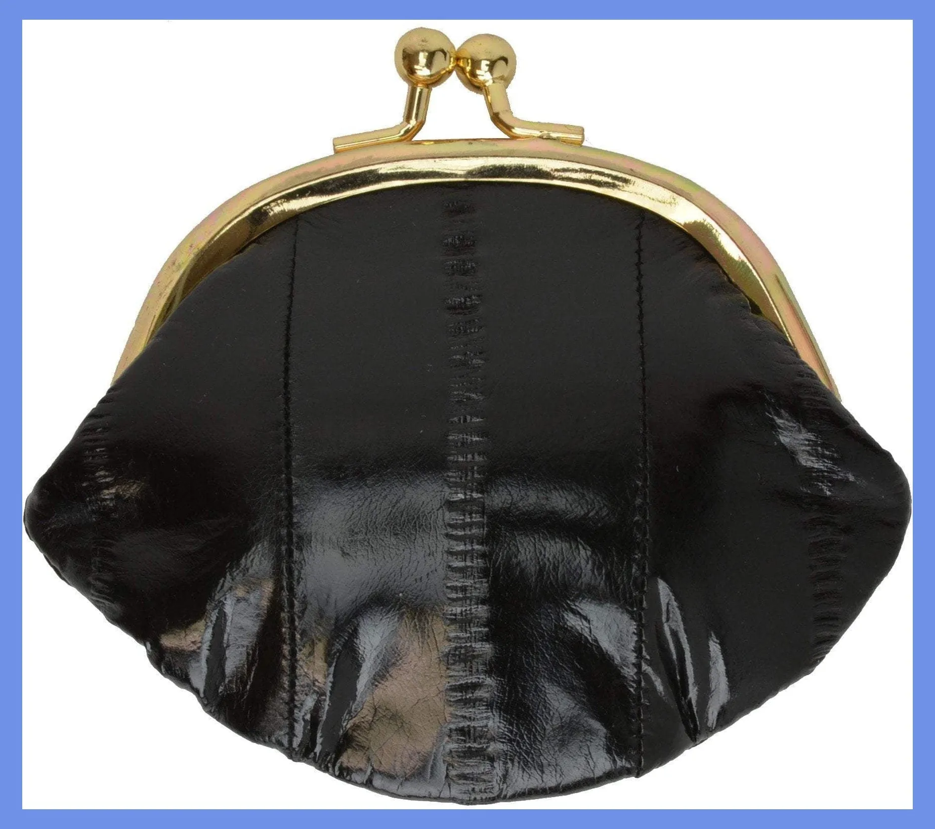 Women Eel Skin Small Coin Purse E 10 SM