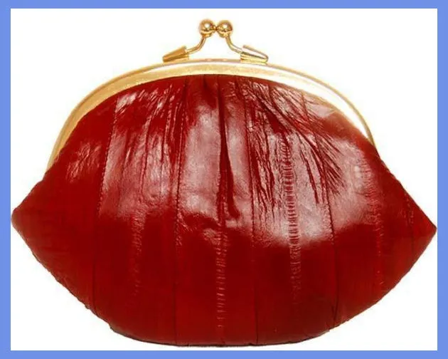 Women Eel Skin Small Coin Purse E 10 SM
