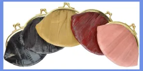 Women Eel Skin Small Coin Purse E 10 SM