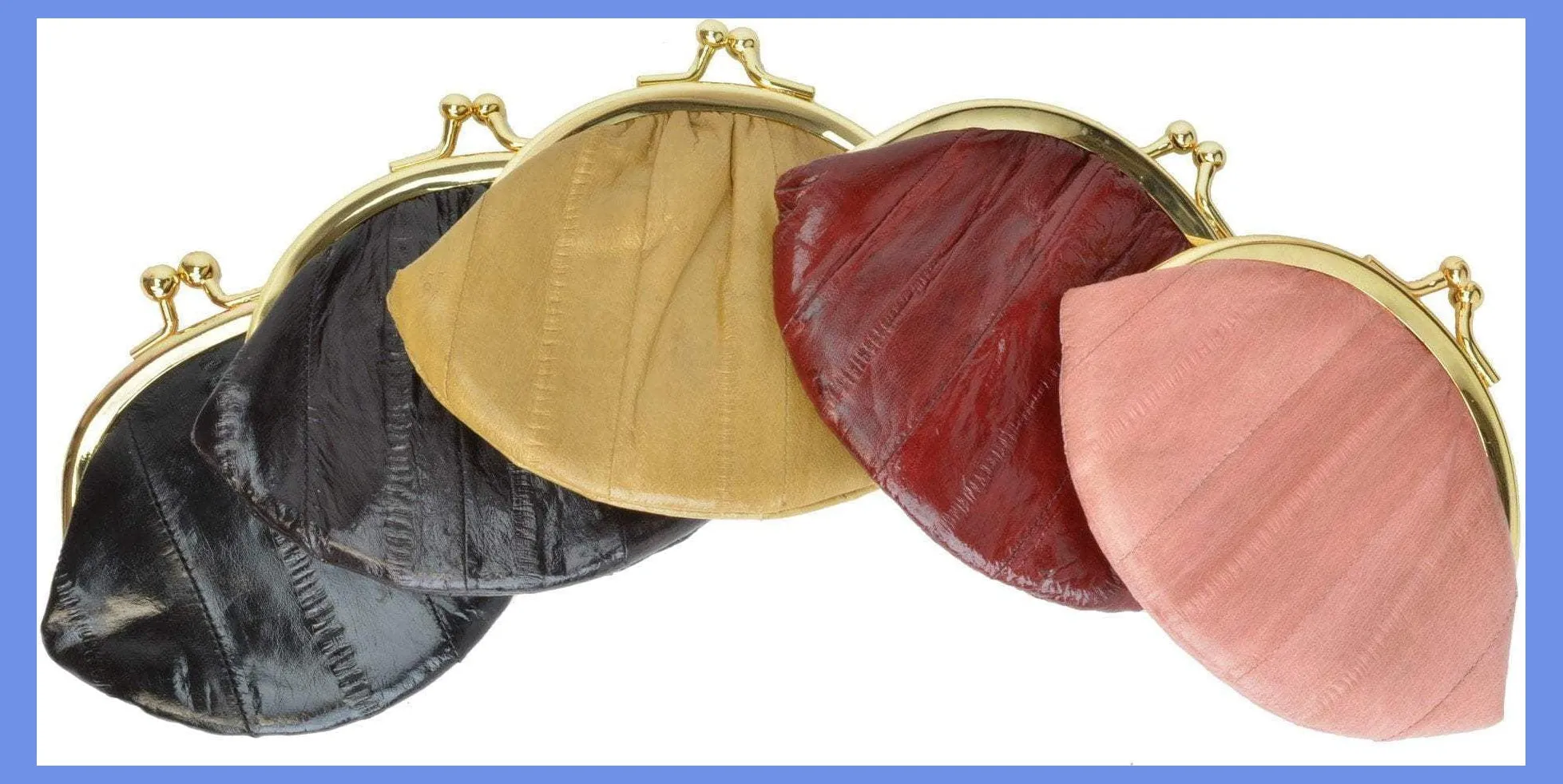 Women Eel Skin Small Coin Purse E 10 SM