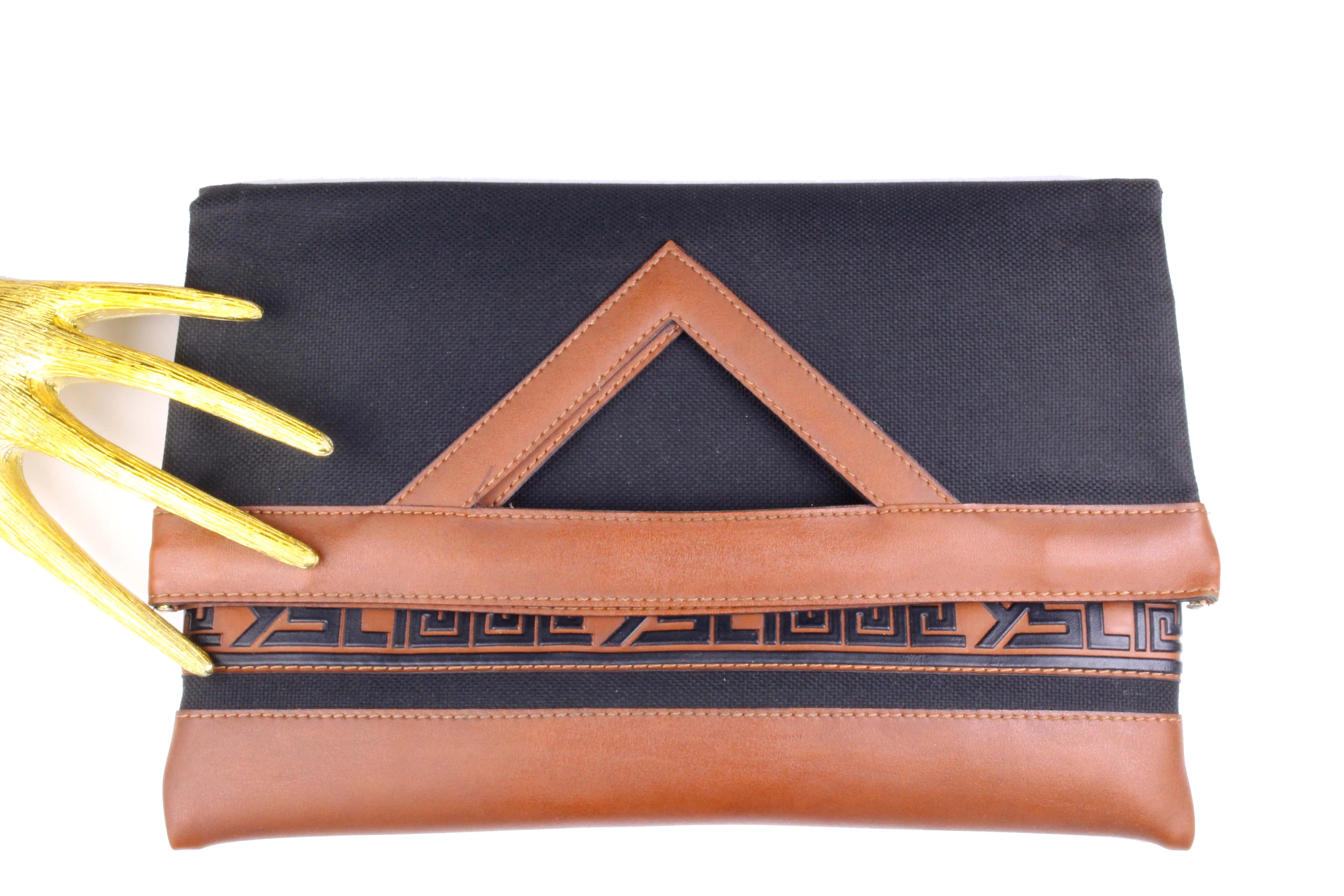YVES SAINT LAURENT foldable envelope clutch bag